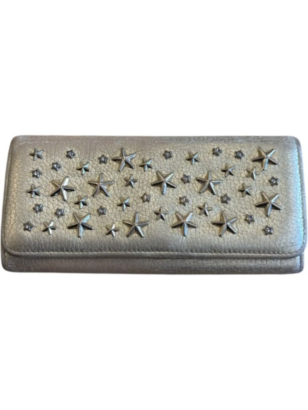 751168CR C1 Jimmy Choo Wallet Long Beige Leather